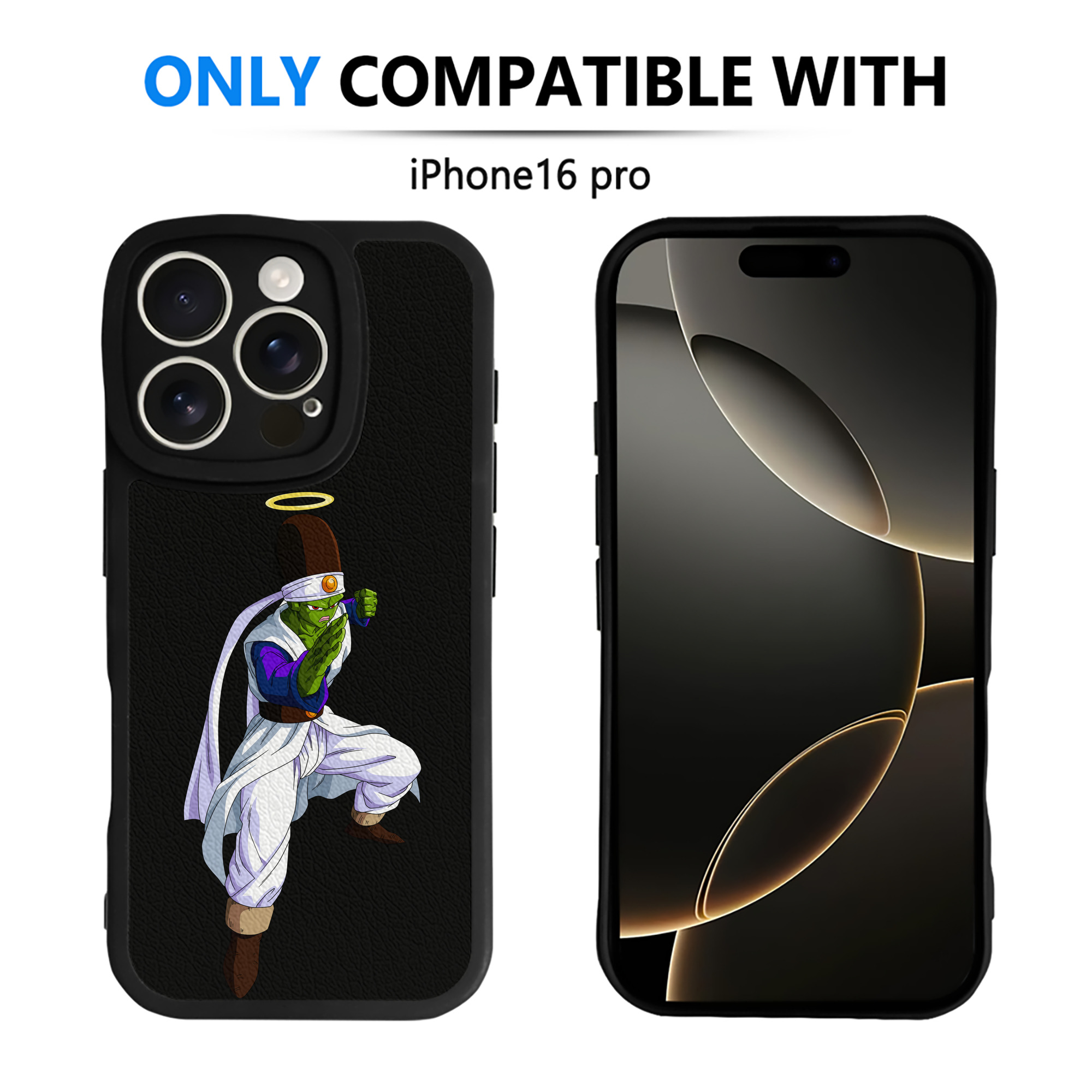 （画像用） ドラゴンボール パイクーハン DRAGON BALL Pikkon 【iPhone 16シリーズ対応】シリコンスマホケース（レザー調） 材質：シリコン